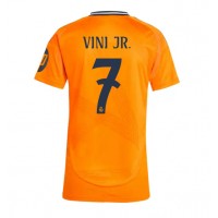 Fotballdrakt Dame Real Madrid Vinicius Junior #7 Bortedrakt 2024-25 Kortermet